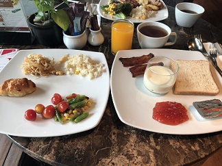 タイホテルの朝食バイキング