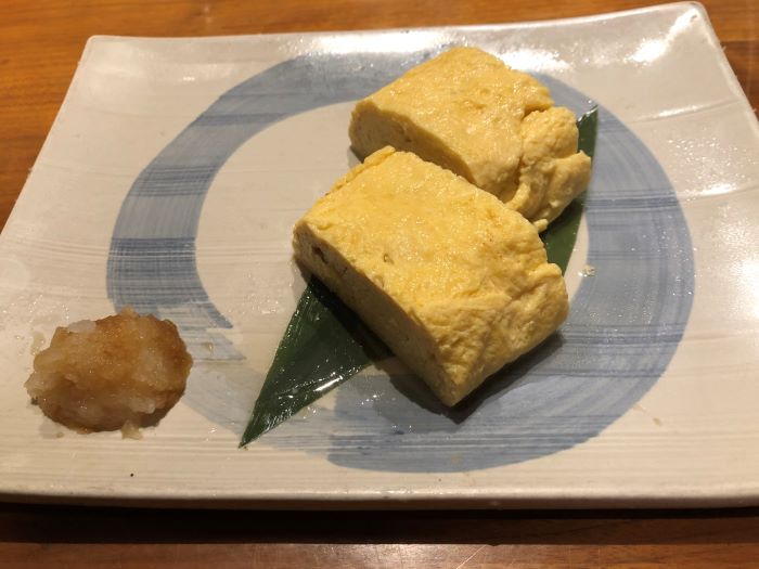 鳥良の自家製だし巻き玉子
