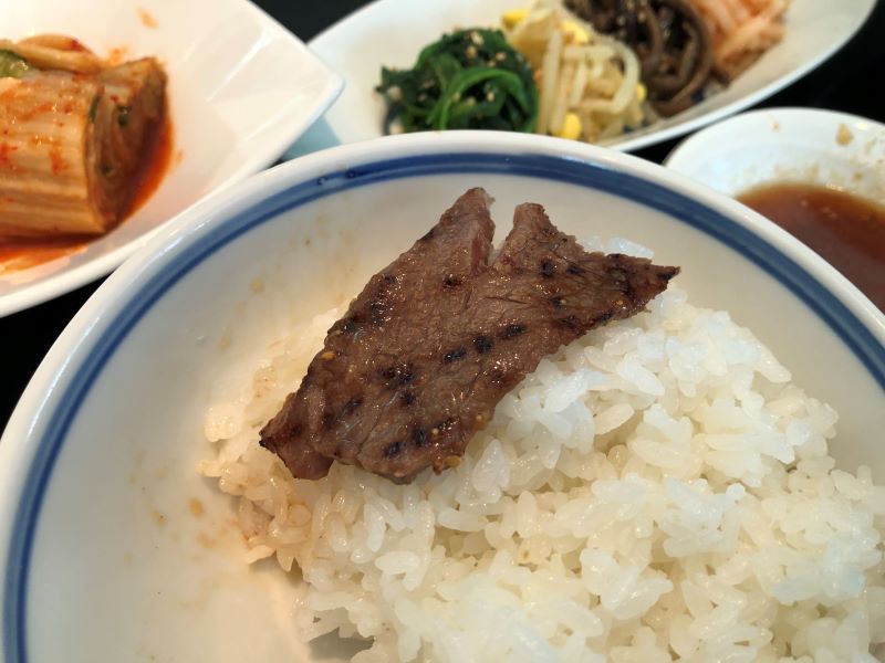 叙々苑のランチ定食が絶品