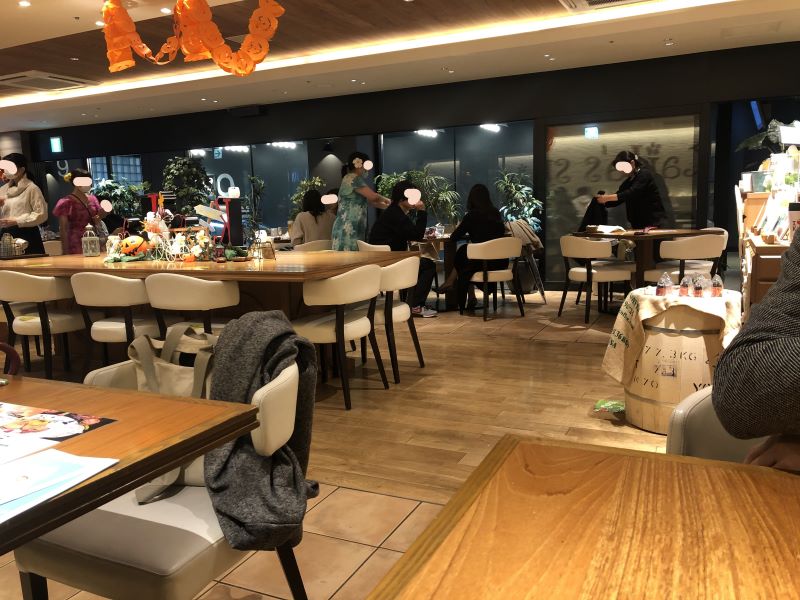 カイラカフェ渋谷の店内の様子