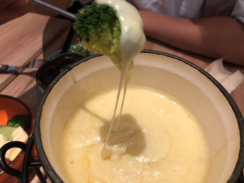 チーズキッチンラクレ新宿のチーズフォンデュ