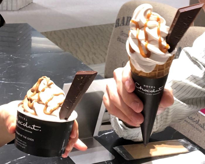 ホテルショコラのアイスクリーム