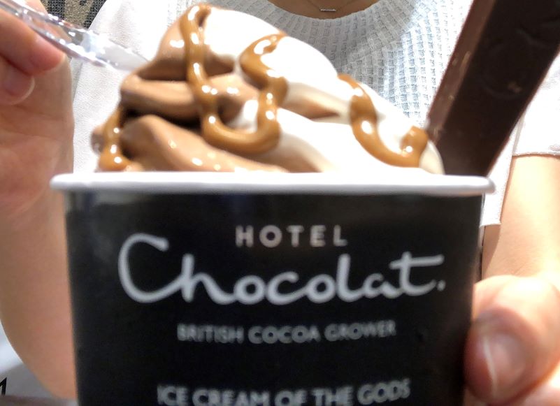 ホテルショコラのアイスクリーム