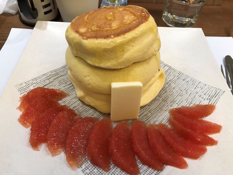 浅草紅鶴のパンケーキ