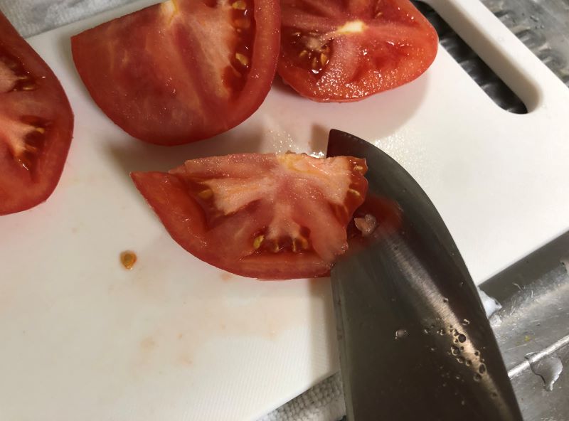 離乳食【生後5ヶ月】トマトの作り方