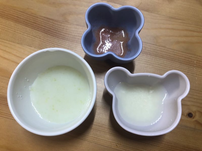 離乳食【生後5ヶ月】豆腐とトマトのレシピ