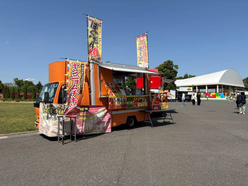 東武動物公園の出店ヤンニョムチキン