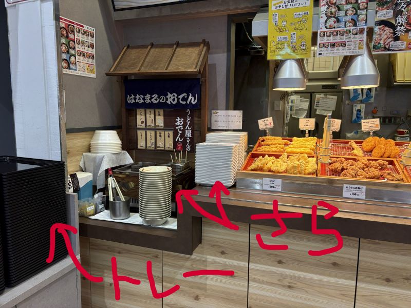 はなまるうどんの注文方法