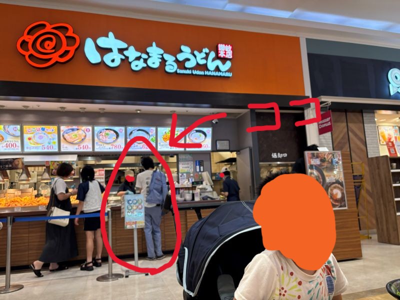はなまるうどんの注文方法