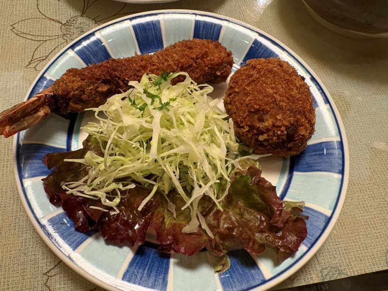 猿橋にある一松のコース料理一例